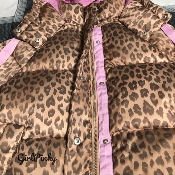 PINK Victoria's Secret Leopard Print Marshmallow Puffer Jacket NEW XS-XXL - Picture 7 of 14